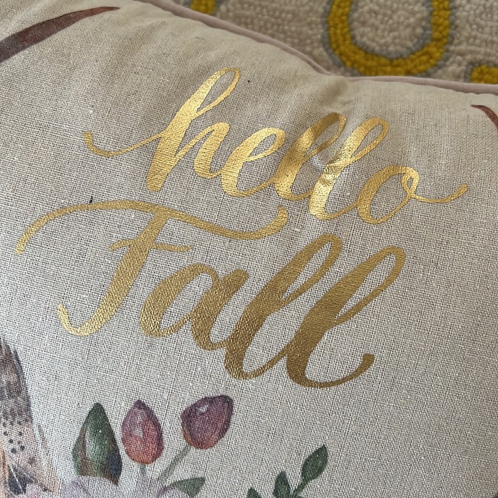 NWT Hello Fall Pillow - Picture 2 of 4